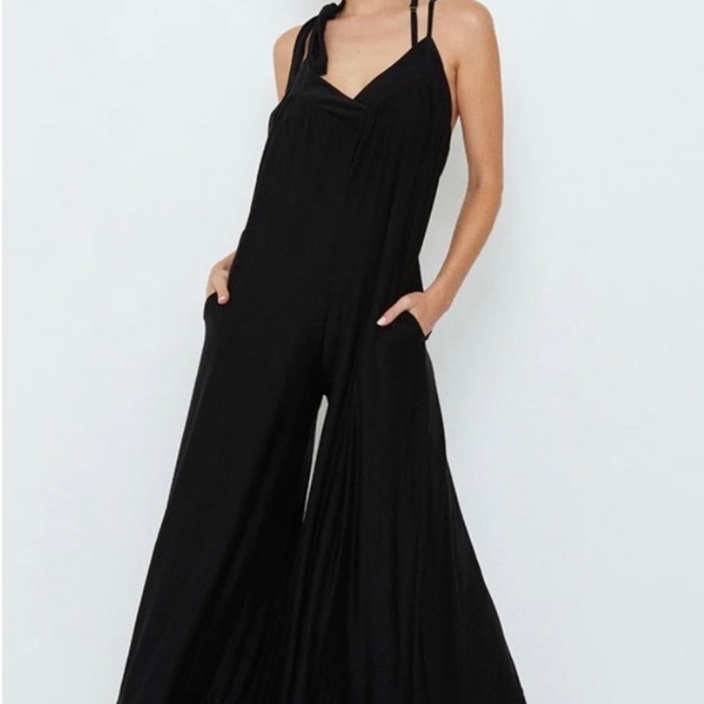 NWT! Black We Are HAH Jump 2 It Jumpsuit